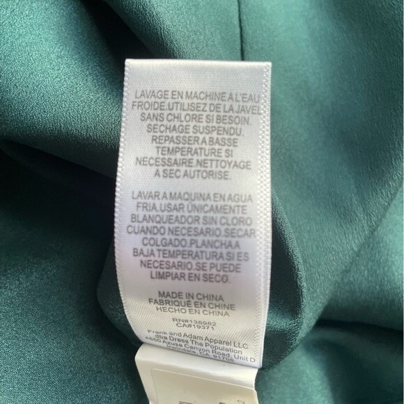 NWT Dress The Population One Shoulder Formal Tiffany Dress Pine Green Size XXL - Picture 13 of 16